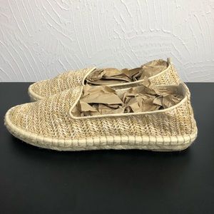DOLCE VITA I Woven Espadrille Flats